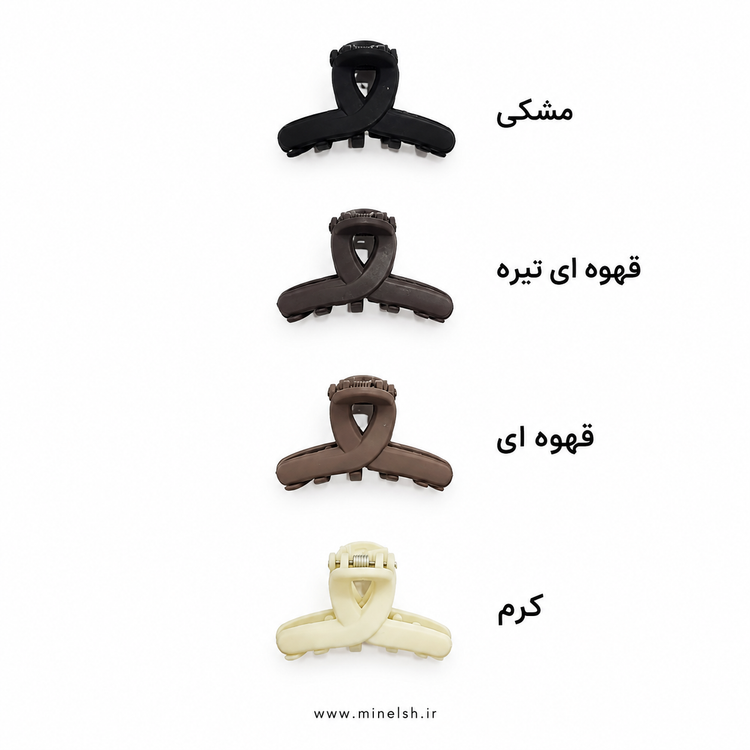 کلیپس مو کوچک پاییزی نود و وارداتی | نشکن و دخترانه | ۳ سانتیمتری