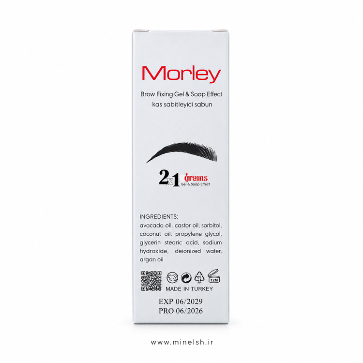 ژل ابروی دوفاز مورلی اورجینال | Brow Fixing Gel & Soap Effect
